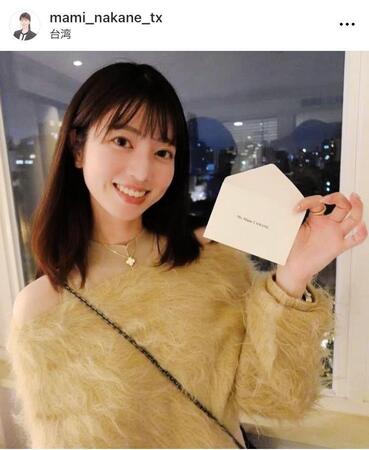 中根舞美のインスタグラム（ｍａｍｉ＿ｎａｋａｎｅ＿ｔｘ）より