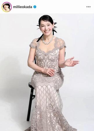 　岡田美里のインスタグラム＠ｍｉｌｌｉｅｏｋａｄａより