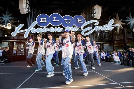 　ドジャー・スタジアムでライブを行ったＪＯ１©ＬＡＰＯＮＥ　ＥＮＴＥＲＴＡＩＮＭＥＮＴ