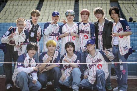 　ドジャー・スタジアムでライブを行ったＪＯ１©ＬＡＰＯＮＥ　ＥＮＴＥＲＴＡＩＮＭＥＮＴ