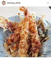 お店の天丼！森末慎二さんのインスタグラム＠ｍｏｒｉｓｕｅ＿ｓｈｉｎｊｉより