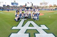 　ドジャー・スタジアムでライブを行ったＪＯ１©ＬＡＰＯＮＥ　ＥＮＴＥＲＴＡＩＮＭＥＮＴ