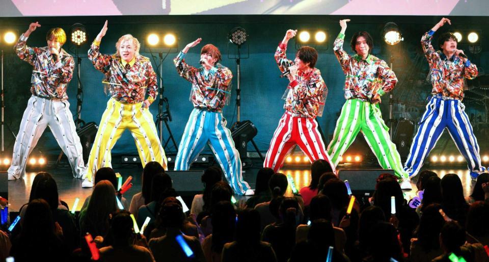 　８周年記念ライブを行ったサンミュージック所属の甘党男子