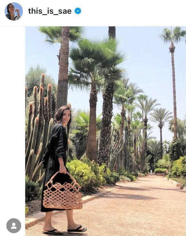 　一色紗英のインスタグラム＠ｔｈｉｓ＿ｉｓ＿ｓａｅ（１９年７月３０日付）より