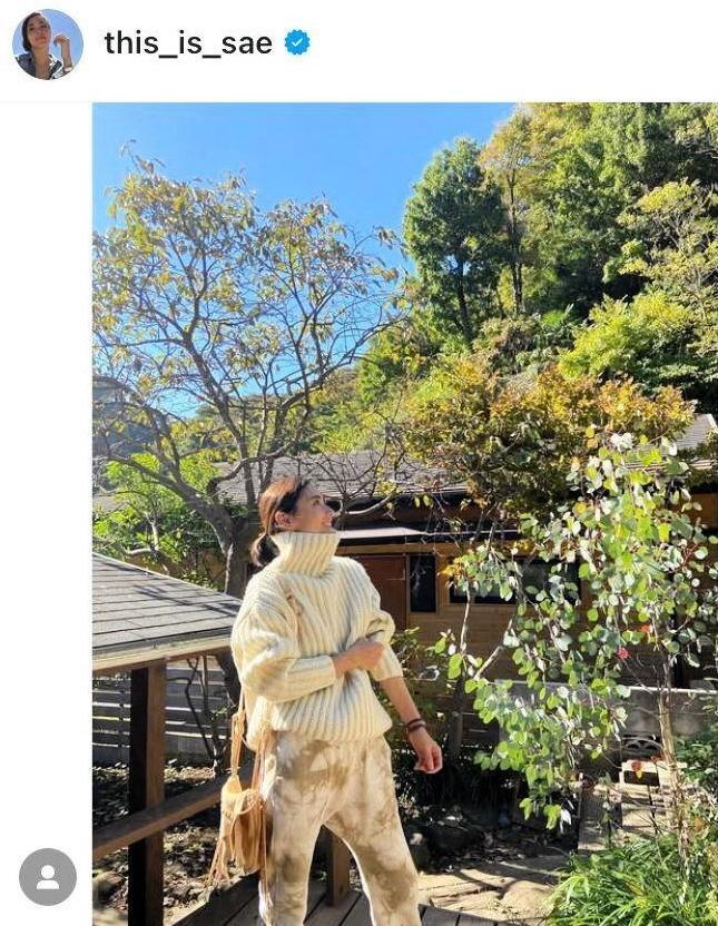 一色紗英のインスタグラム＠ｔｈｉｓ＿ｉｓ＿ｓａｅ（２２年１１月１６日付）より