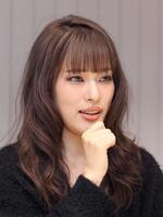 　デビューアルバムについて熱心に語るＭＩＹＵＵ（撮影・佐々木彰尚）