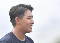 　２３年８月、甲子園の休養日の練習で。慶応・清原勝児