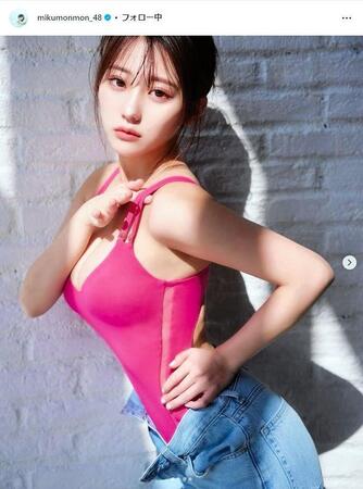 田中美久インスタグラム＠ｍｉｋｕｍｏｎｍｏｎ＿４８から