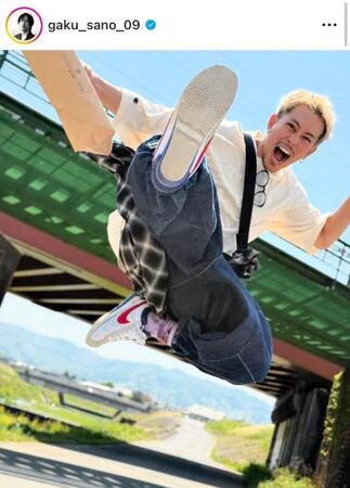 　金髪＆ヒゲのワイルドな佐野岳のインスタグラム＠ｇａｋｕ＿ｓａｎｏ＿０９より