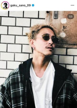 　金髪＆ヒゲのワイルドな佐野岳のインスタグラム＠ｇａｋｕ＿ｓａｎｏ＿０９より