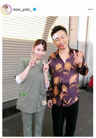 ドラマでは看護士を演じる結城モエのインスタグラム＠ｍｏｅ＿ｙｕｋｉ＿より