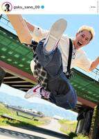 　金髪＆ヒゲのワイルドな佐野岳のインスタグラム＠ｇａｋｕ＿ｓａｎｏ＿０９より