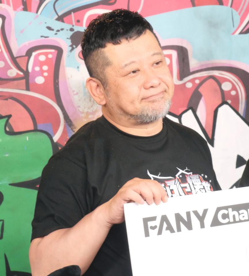 　収録後に行われた取材会に出席したケンドーコバヤシ