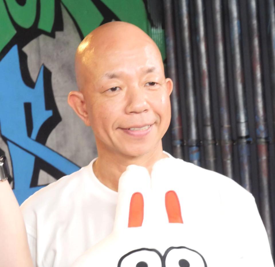 　収録後に行われた取材会に出席した小峠英二