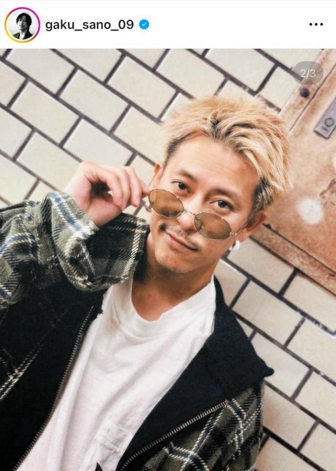 　金髪＆ヒゲのワイルドな佐野岳のインスタグラム＠ｇａｋｕ＿ｓａｎｏ＿０９より