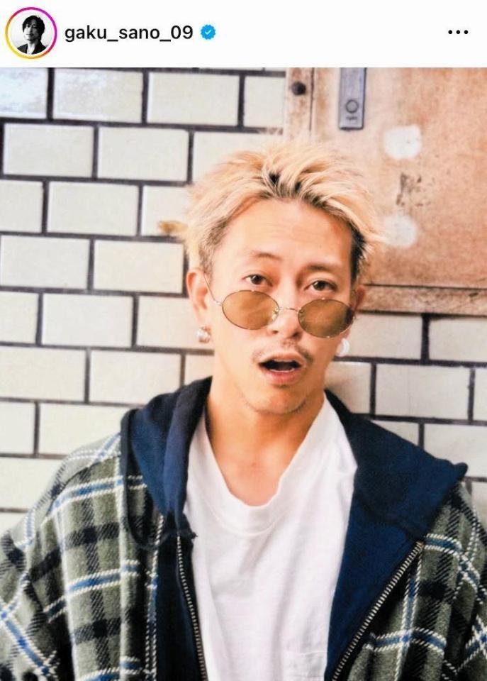 　金髪＆ヒゲのワイルドな佐野岳のインスタグラム＠ｇａｋｕ＿ｓａｎｏ＿０９より