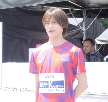 　出走前に爽やかな表情で登場したＫ