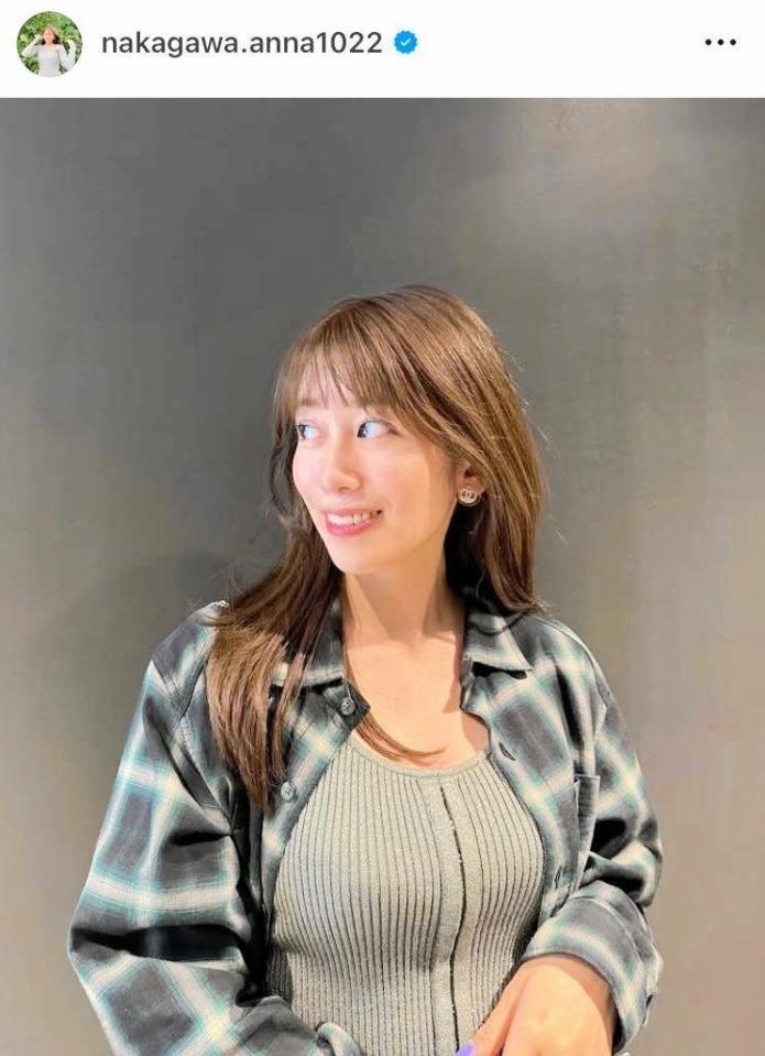 中川安奈アナのインスタグラム＠ｎａｋａｇａｗａ．ａｎｎａ１０２２（４月５日付）より