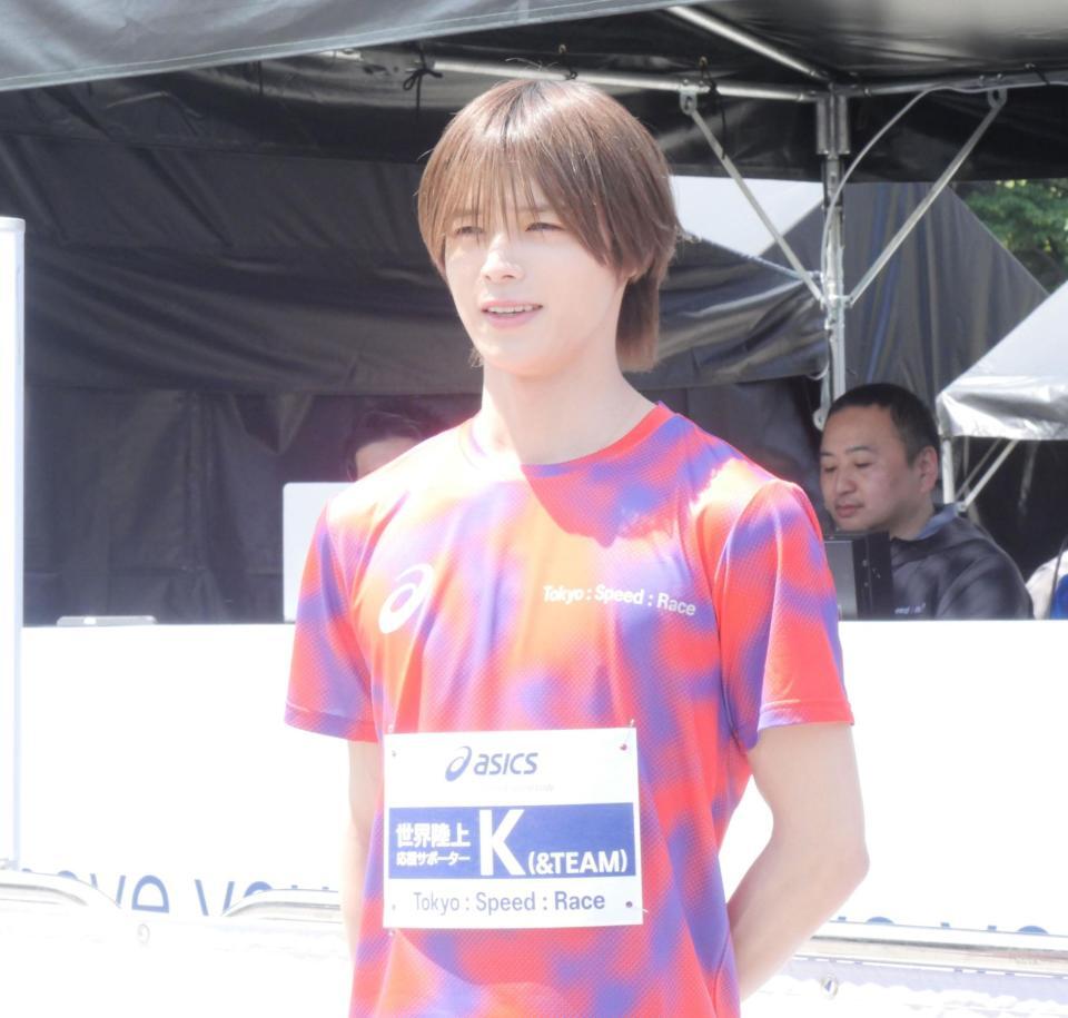 　出走前に爽やかな表情で登場したＫ