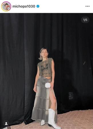 　みちょぱのインスタグラム＠ｍｉｃｈｏｐａ１０３０より