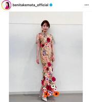 ２４年１１月の竹俣紅アナのインスタグラム＠ｂｅｎｉｔａｋｅｍａｔａ＿ｏｆｆｉｃｉａｌより