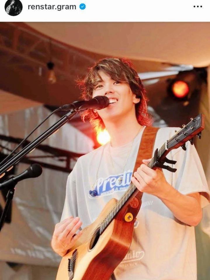 　ＲｅＮのインスタグラム＠ｒｅｎｓｔａｒ．ｇｒａｍ（２４年８月）より 
