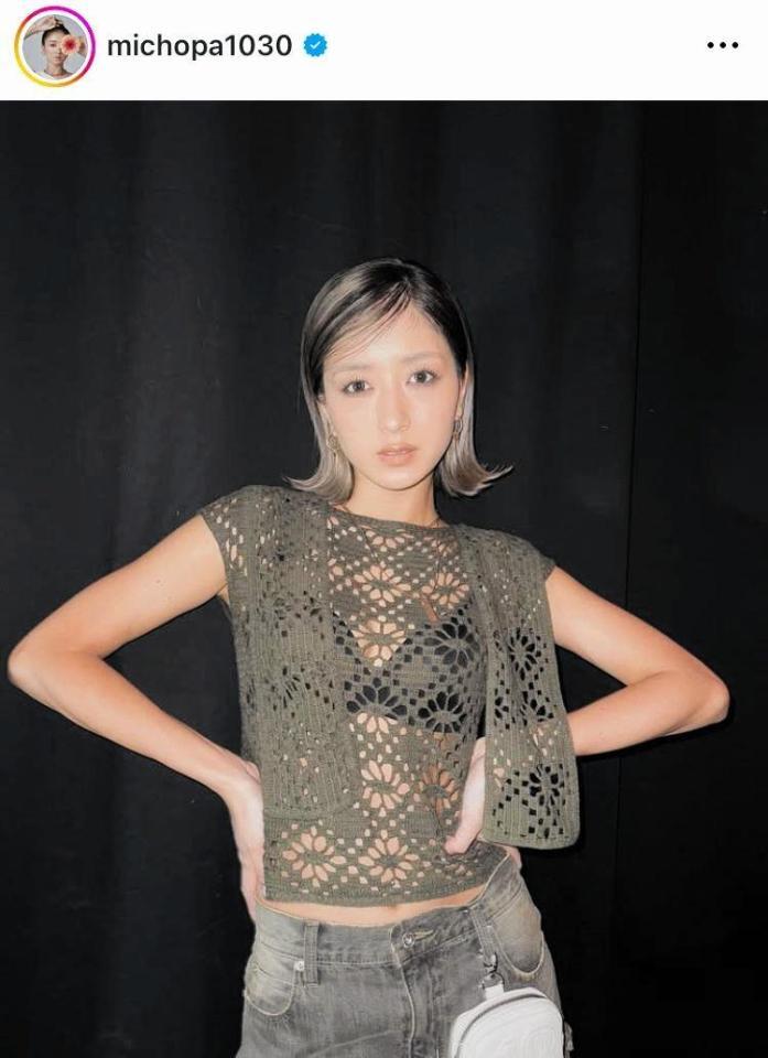 　みちょぱのインスタグラム＠ｍｉｃｈｏｐａ１０３０より