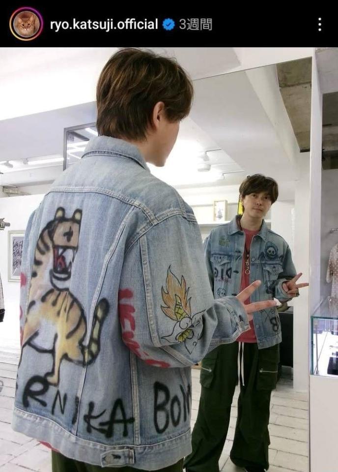 勝地涼インスタグラム（＠ｒｙｏ．ｋａｔｓｕｊｉ．ｏｆｆｉｃｉａｌ）より。