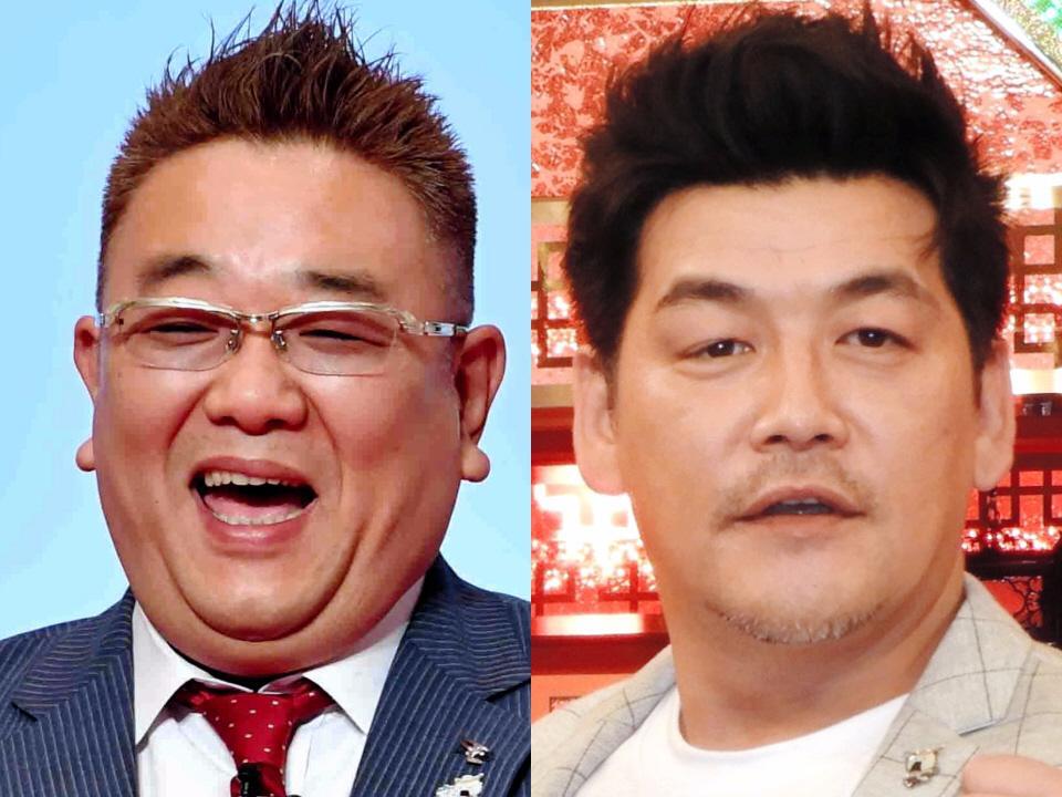 サンドウィッチマンの伊達みきお（左）と富澤たけし