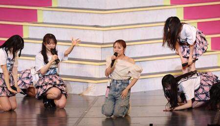 　ＡＫＢ４８応援総団長に就任した高橋みなみ（撮影・佐々木彰尚）