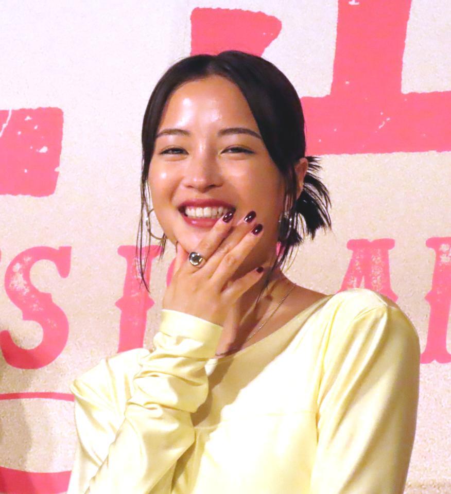 　完成報告会見に出席した広瀬すず