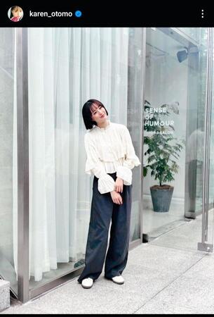 　大友花恋インスタグラム＠ｋａｒｅｎ＿ｏｔｏｍｏから