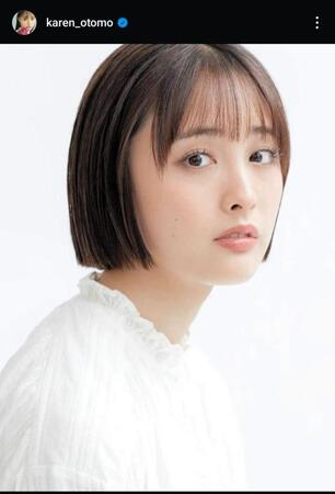 　大友花恋インスタグラム＠ｋａｒｅｎ＿ｏｔｏｍｏから