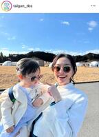 　中谷さんの妻役の島袋寛子。対岸の家事これが、私の生きる道！４月期火ドラ【公式】インスタグラム＠ｔａｉｇａｎ＿ｔｂｓより