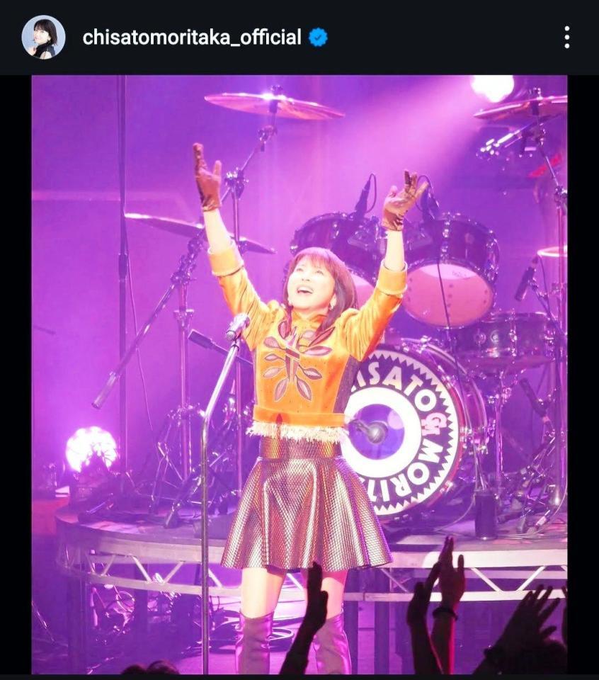 　森高千里インスタグラム＠ｃｈｉｓａｔｏｍｏｒｉｔａｋａ＿ｏｆｆｉｃｉａｌから