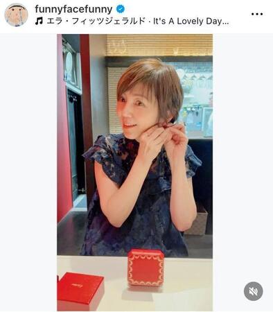 　渡辺満里奈のインスタグラム＠ｆｕｎｎｙｆａｃｅｆｕｎｎｙより