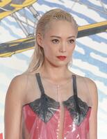 　レッドカーペットイベントに登場したポム・クレメンティエフ（撮影・伊藤笙子）