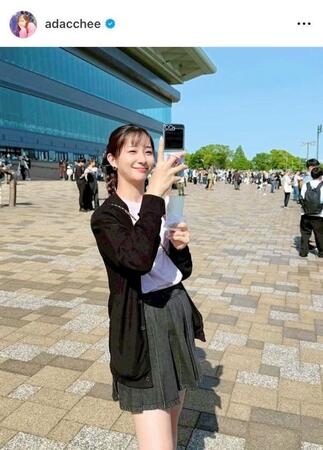 足立梨花のインスタグラム＠ａｄａｃｃｈｅｅから