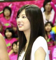 　ドラマ「ブザー・ビート～崖っぷちのヒーロー～」制作会見で笑顔の北川景子＝２００９年撮影