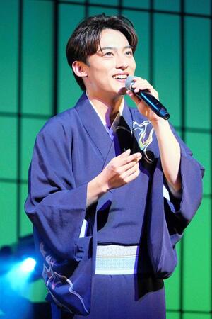 　演歌に特化したコンサートを行った辰巳ゆうと