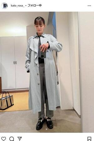 加藤ローサのインスタグラム＠ｋａｔｏ＿ｒｏｓａ＿