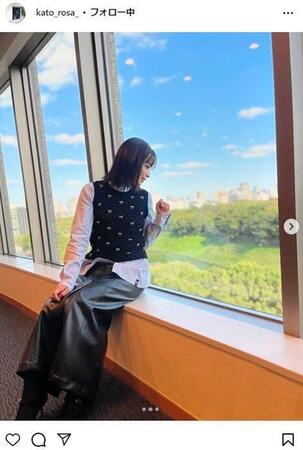 加藤ローサのインスタグラム＠ｋａｔｏ＿ｒｏｓａ＿