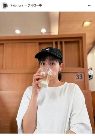 加藤ローサのインスタグラム＠ｋａｔｏ＿ｒｏｓａ＿
