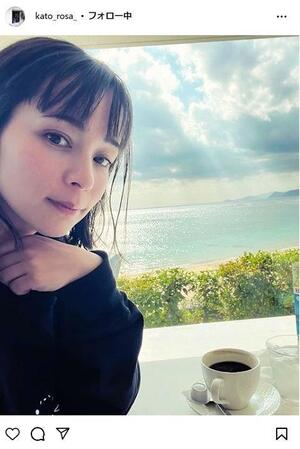 加藤ローサのインスタグラム＠ｋａｔｏ＿ｒｏｓａ＿