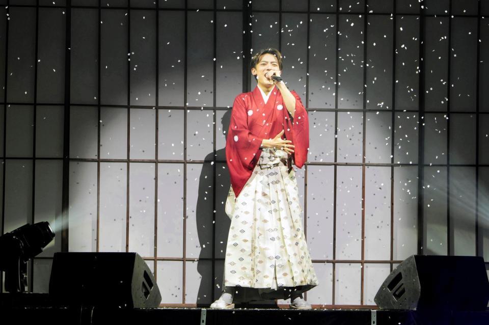 　演歌に特化したコンサートを行った辰巳ゆうと