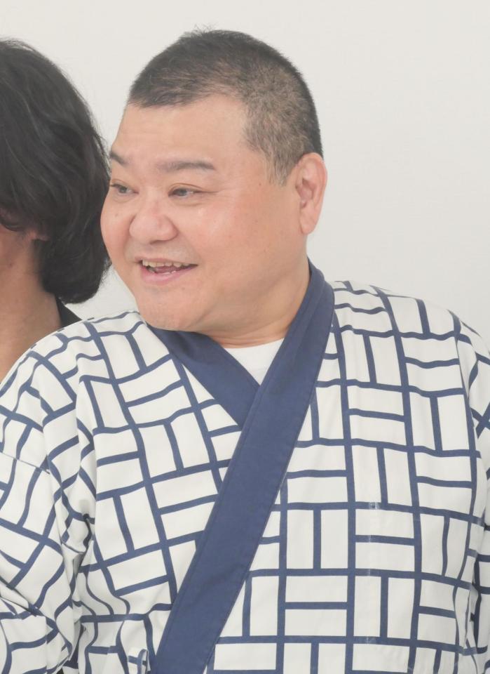 　取材会に出席した川畑泰史