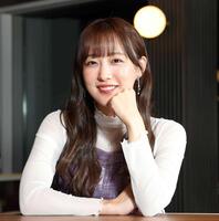 　初写真集を発売したＳＫＥ４８・鎌田菜月（撮影・佐々木彰尚）