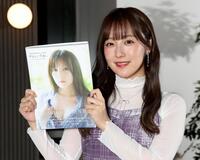 　写真集を発売するＳＫＥ４８・鎌田菜月（撮影・佐々木彰尚）