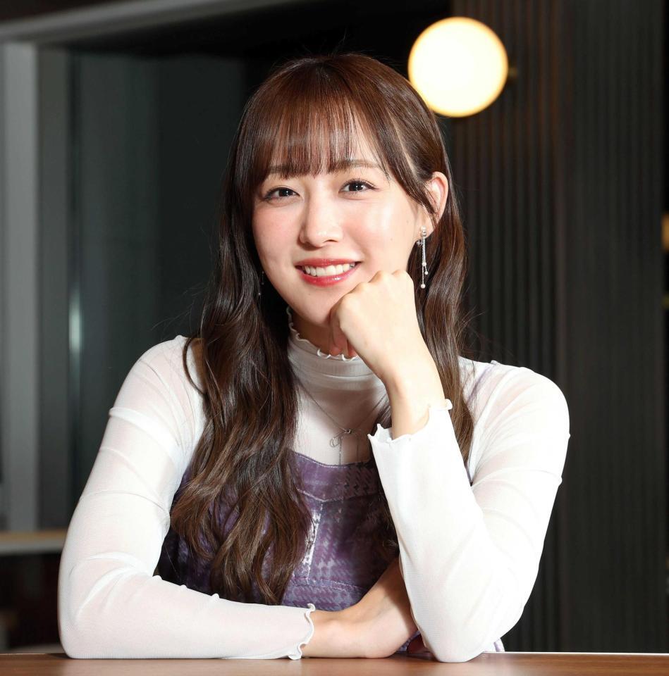 　初写真集を発売したＳＫＥ４８・鎌田菜月（撮影・佐々木彰尚）