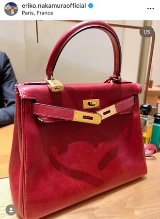 　修理前のケリー。中村江里子のインスタグラム＠ｅｒｉｋｏ．ｎａｋａｍｕｒａｏｆｆｉｃｉａｌより